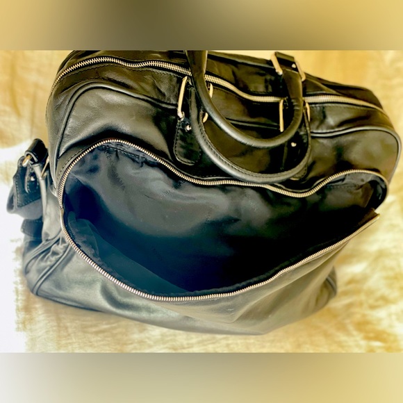 Dolce & Gabbana Black Leather Computer Bag, Briefcase Carry-all bag Shoulder bag - Picture 9 of 12